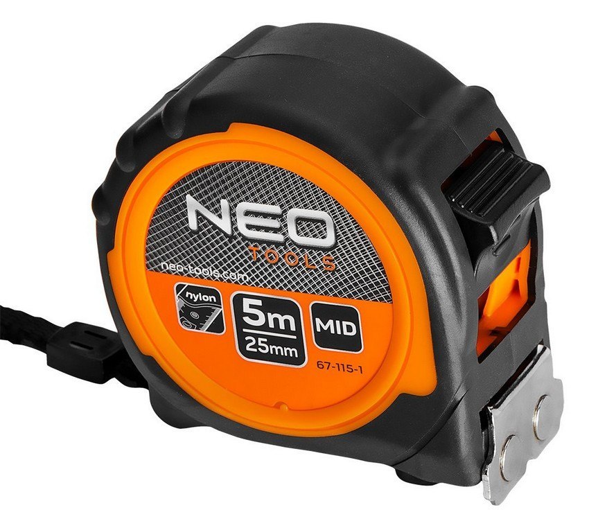 MIARA ZWIJANA STALOWA 5M/25MM MAGNES 67-115-1 NEO - sklep